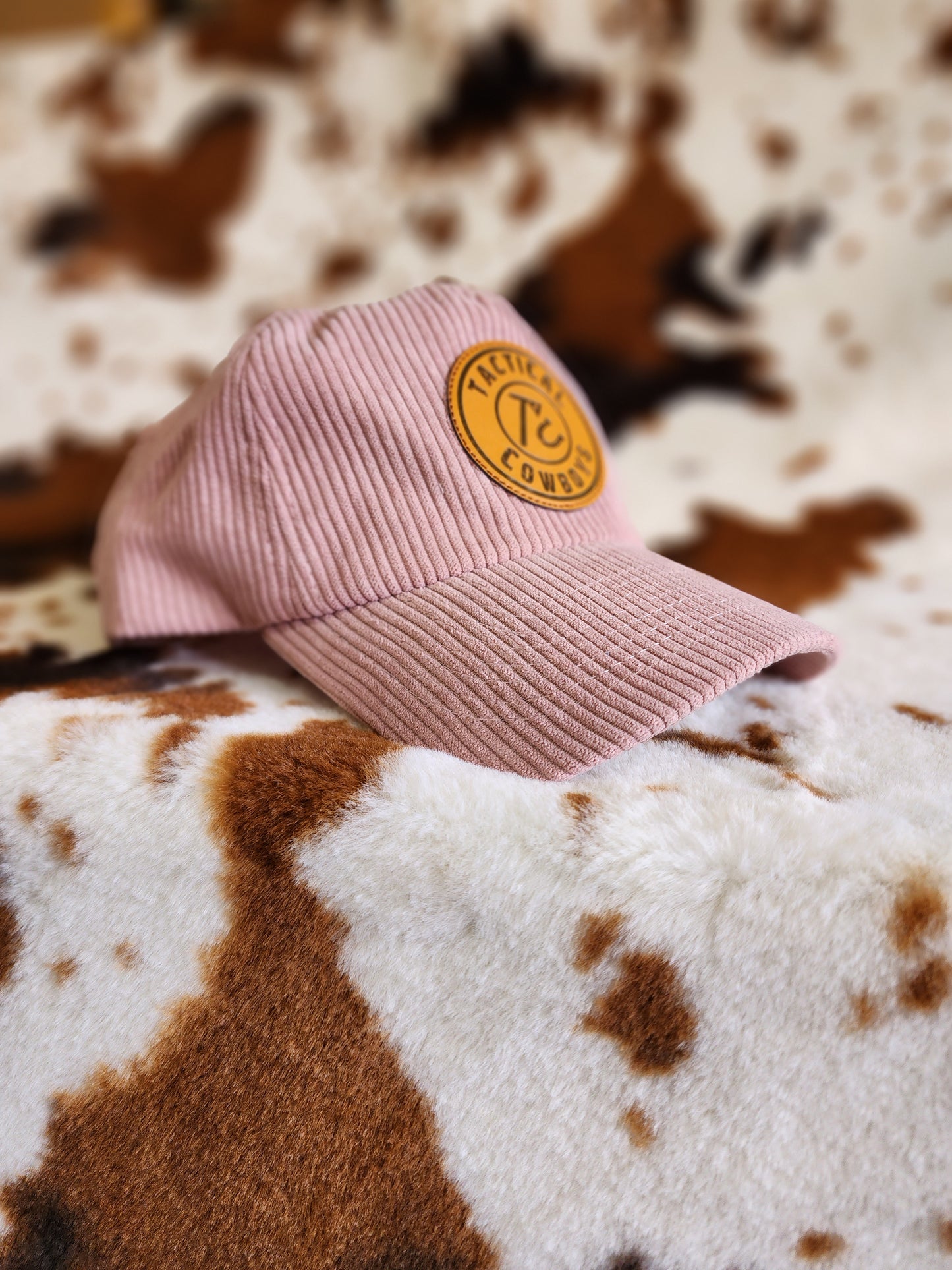 Light Pink Corduroy Cap