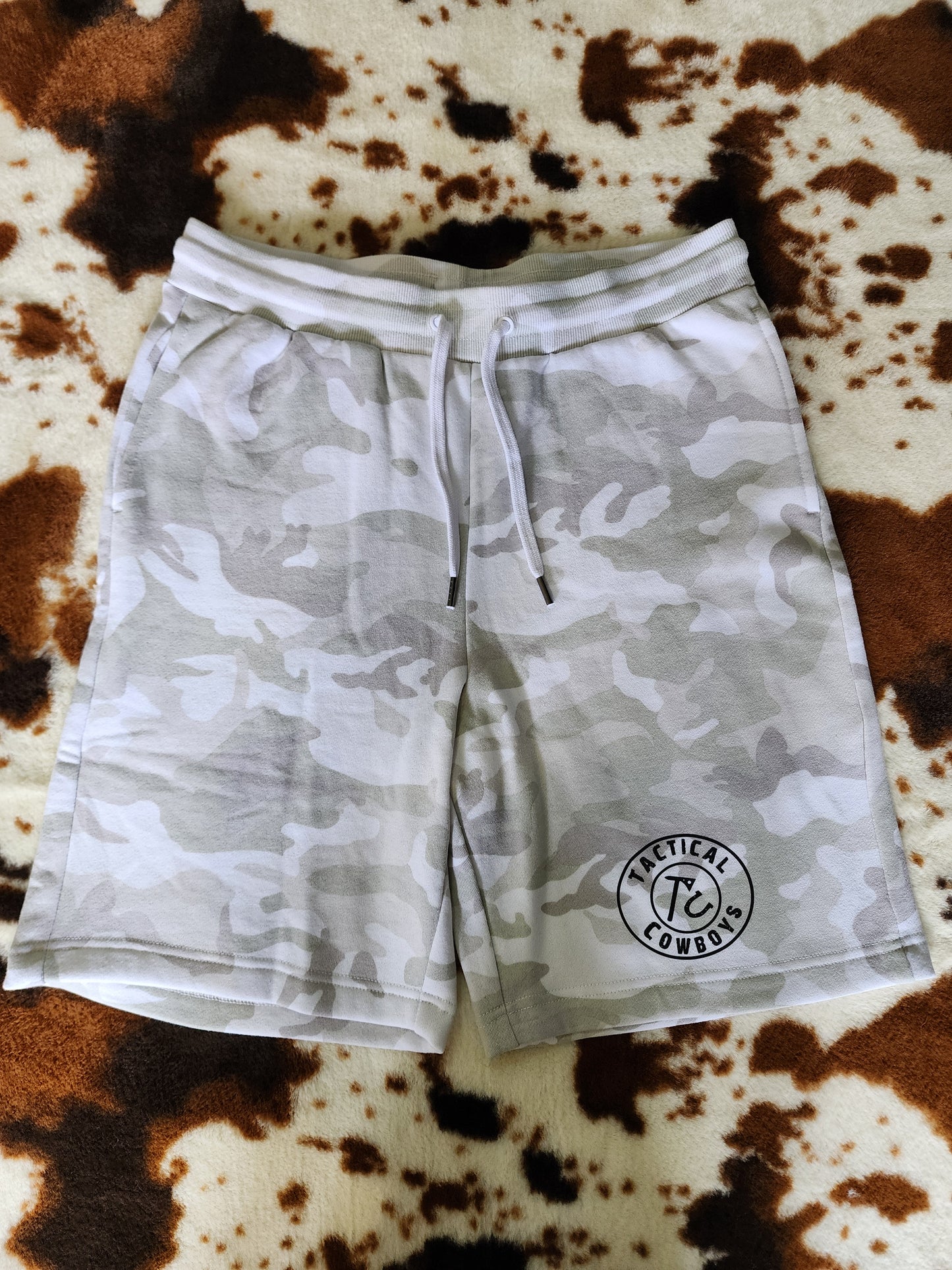 Tac Cowboys White Camo Shorts
