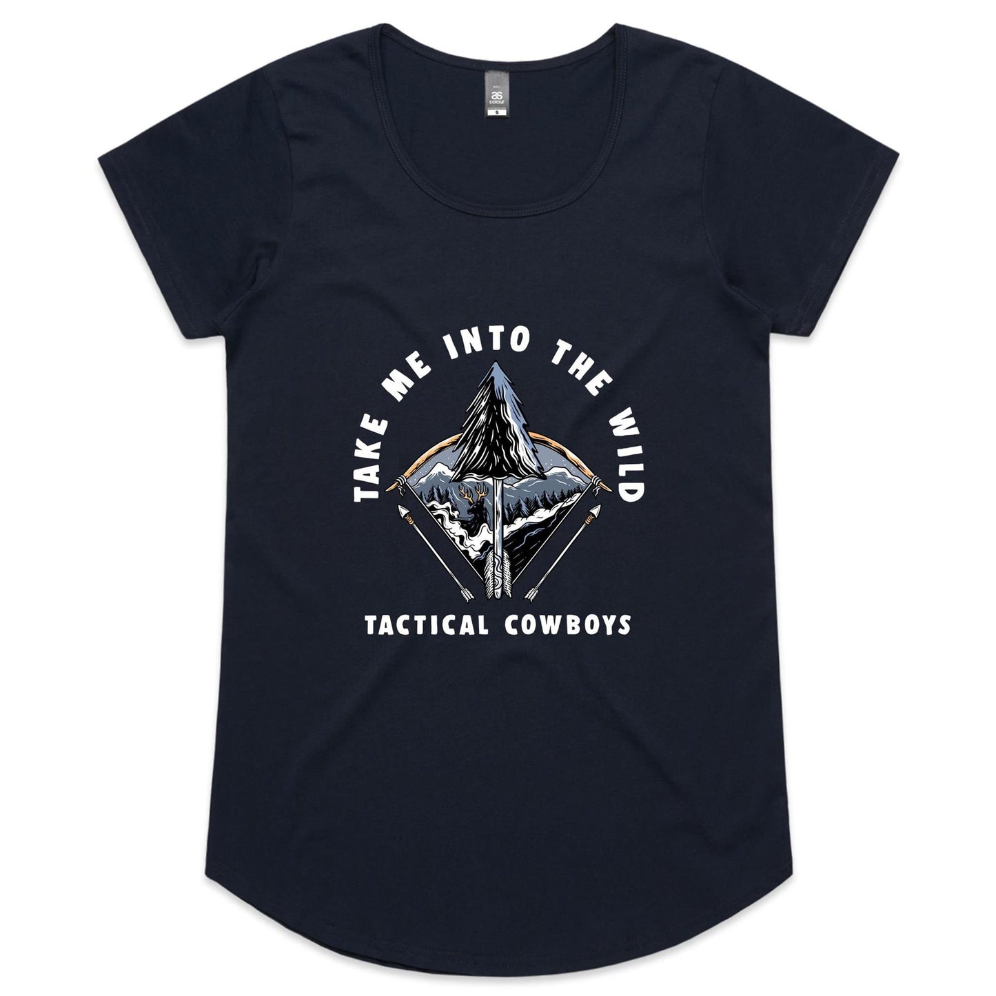 Take Me Into The Wild - Womens Scoop Neck T-Shirt