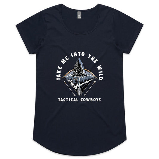 Take Me Into The Wild - Womens Scoop Neck T-Shirt