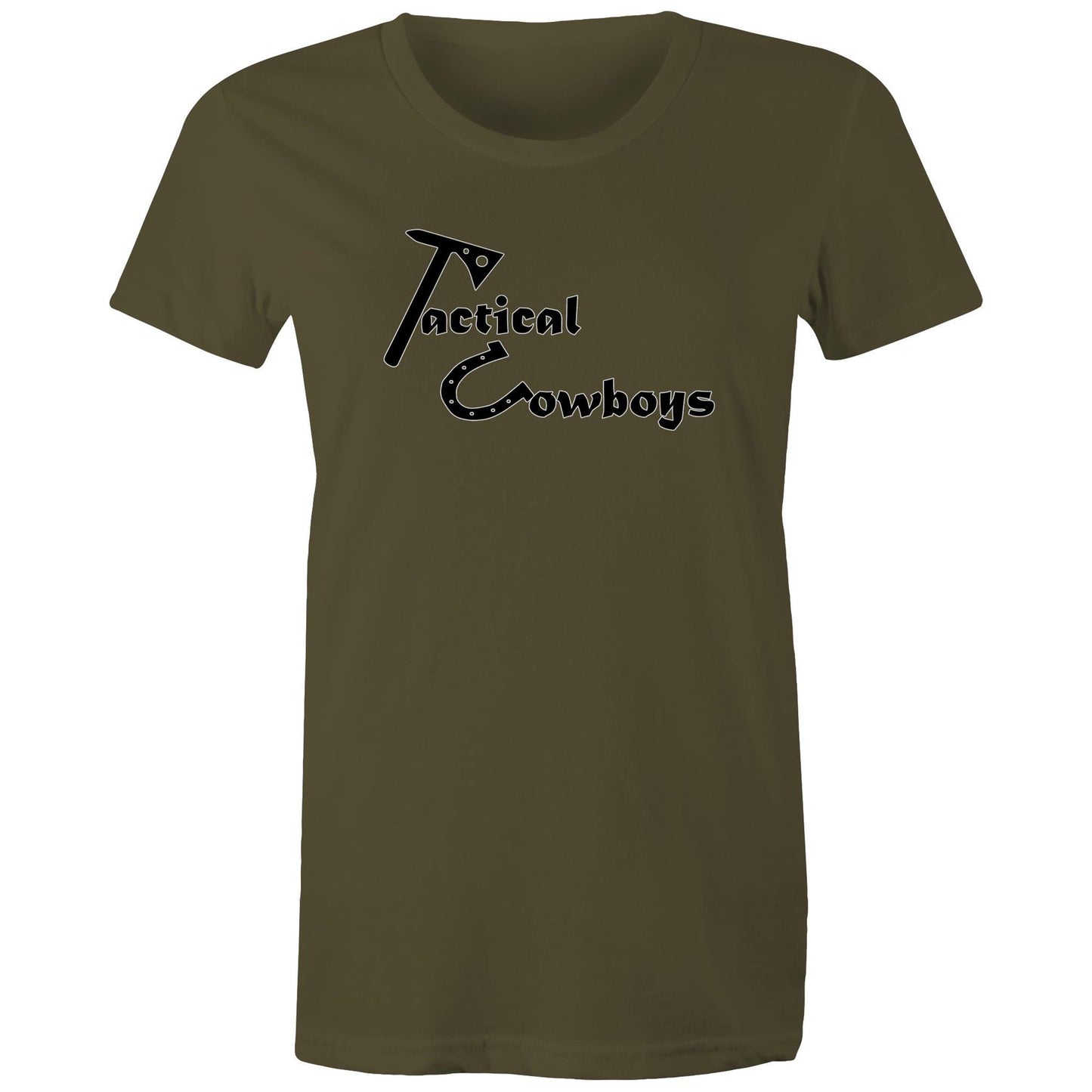 Tactical Cowboys - Women's Maple Tee