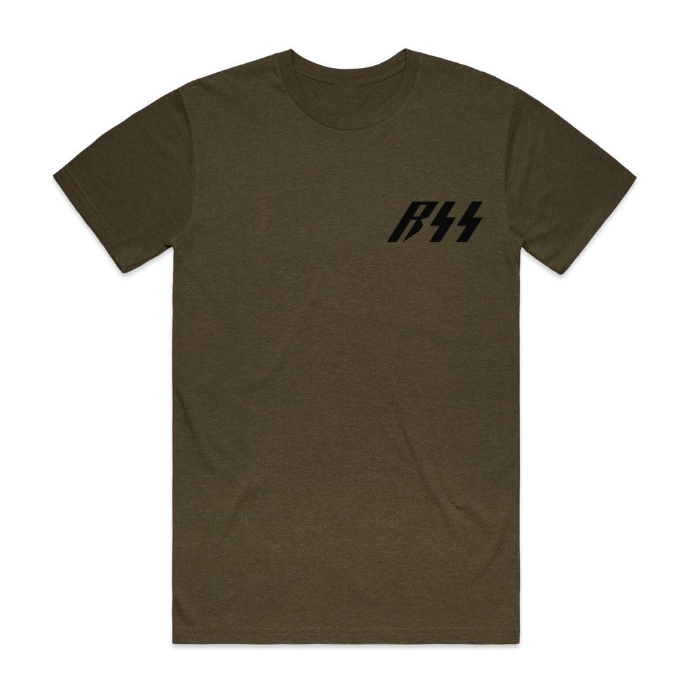 RSS Silent/Violent T-Shirt Unisex (Army Green)