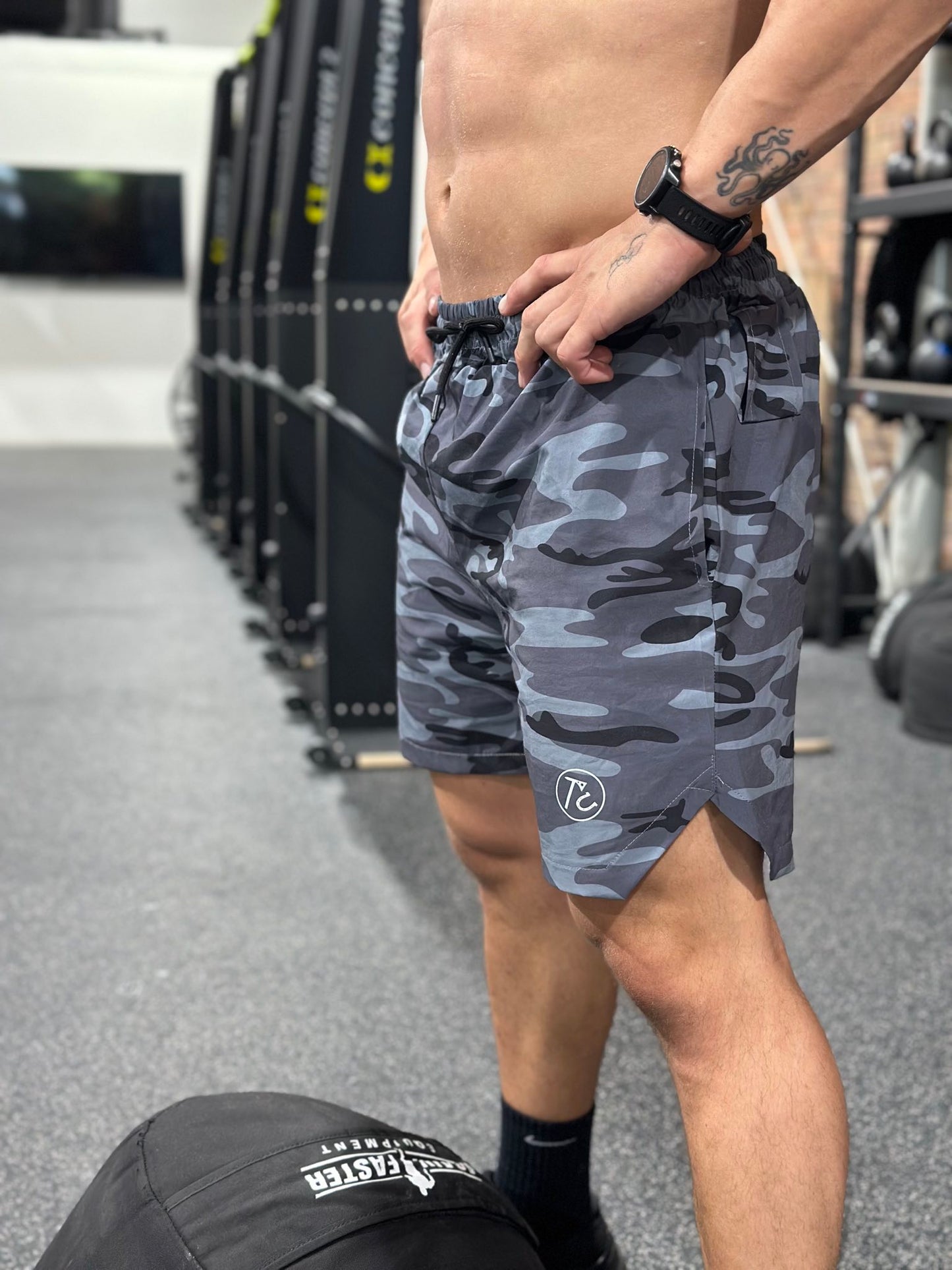Tac Cowboys Camo Gym Shorts