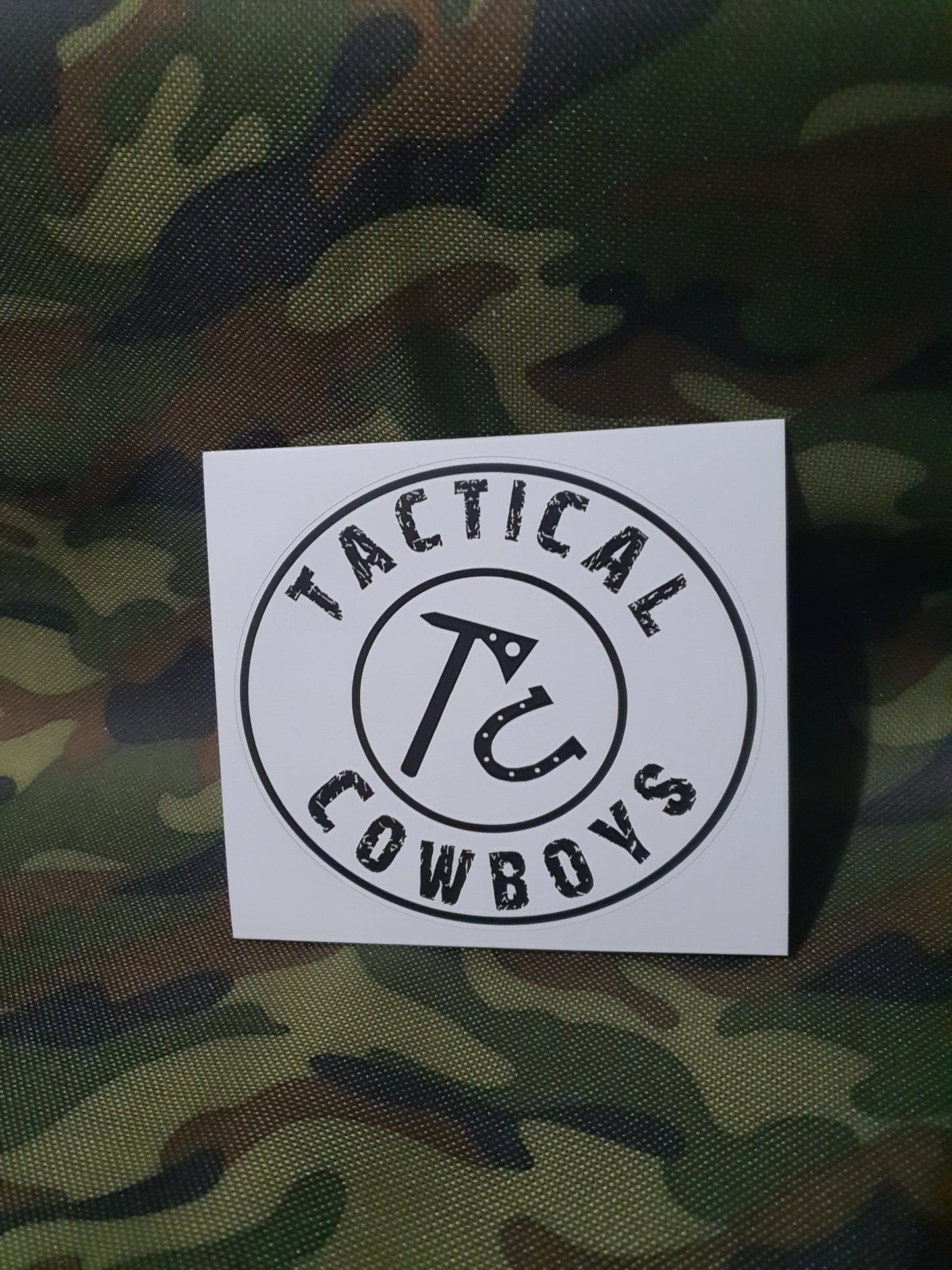 Tactical Cowboys Sticker 100mm x 100mm