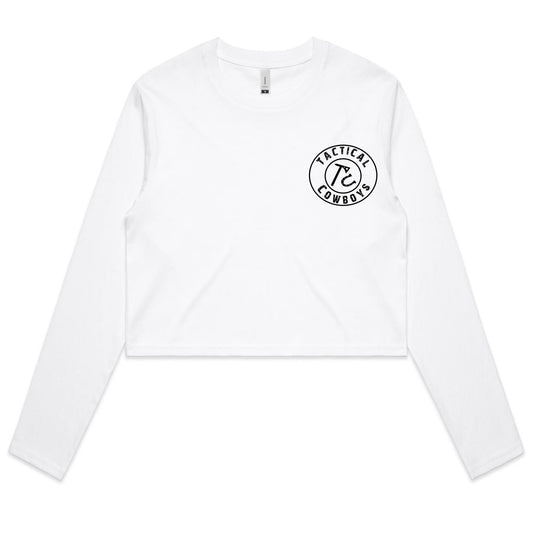 Women's Long Sleeve Crop T-Shirt
