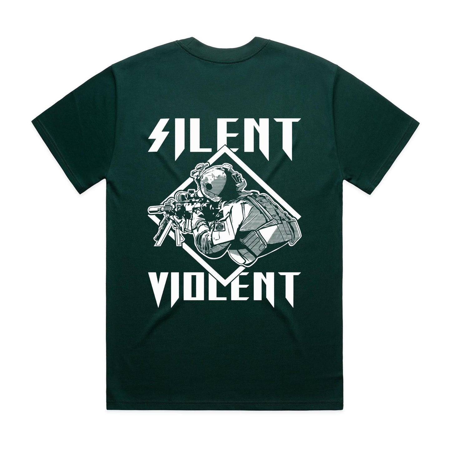 RSS Silent/Violent T - Shirt Unisex Heavy Tee