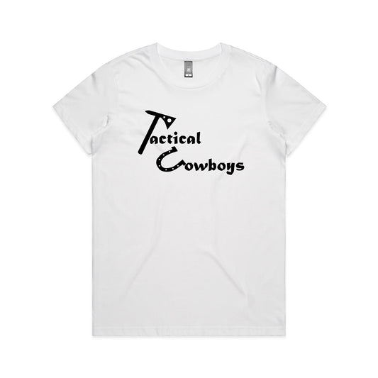 Tactical Cowboys - Women's Maple Tee
