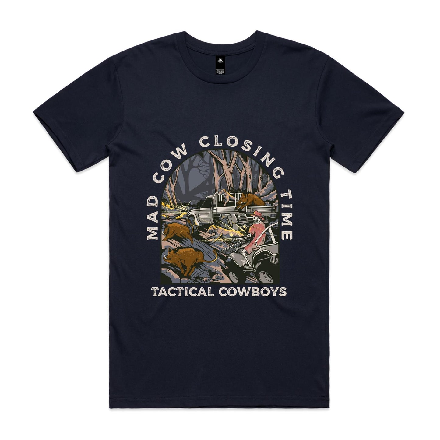 Mad Cow Closing Time - Mens T-Shirt
