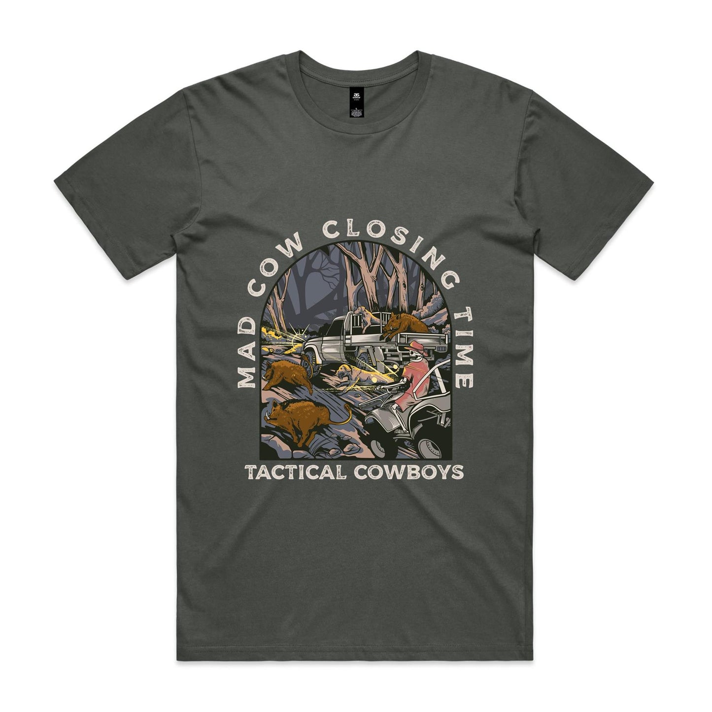 Mad Cow Closing Time - Mens T-Shirt